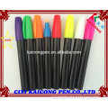 Black barrel Liquid water-based Chalk/glass marker pen dry & wet erase marker